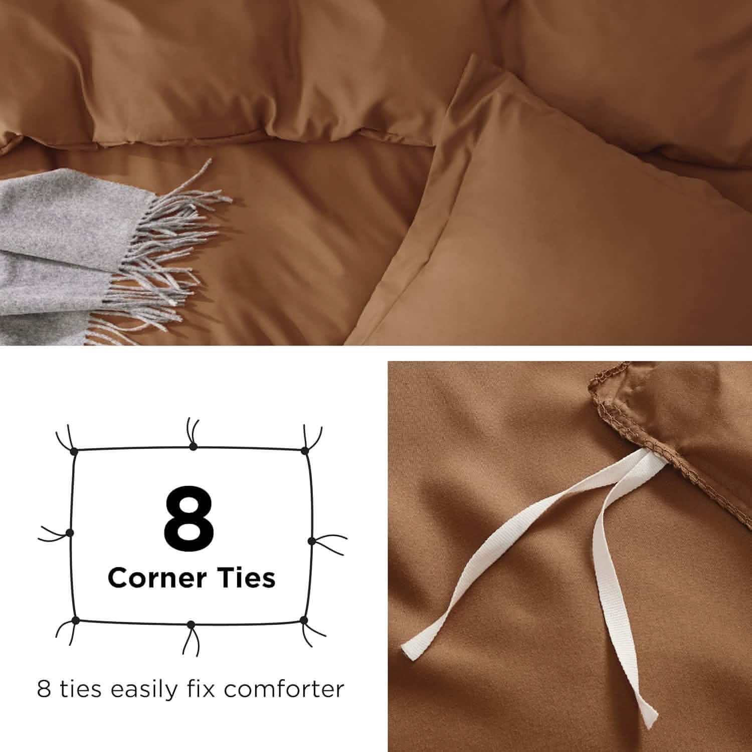 Brushed Microfiber Duvet Cover Set