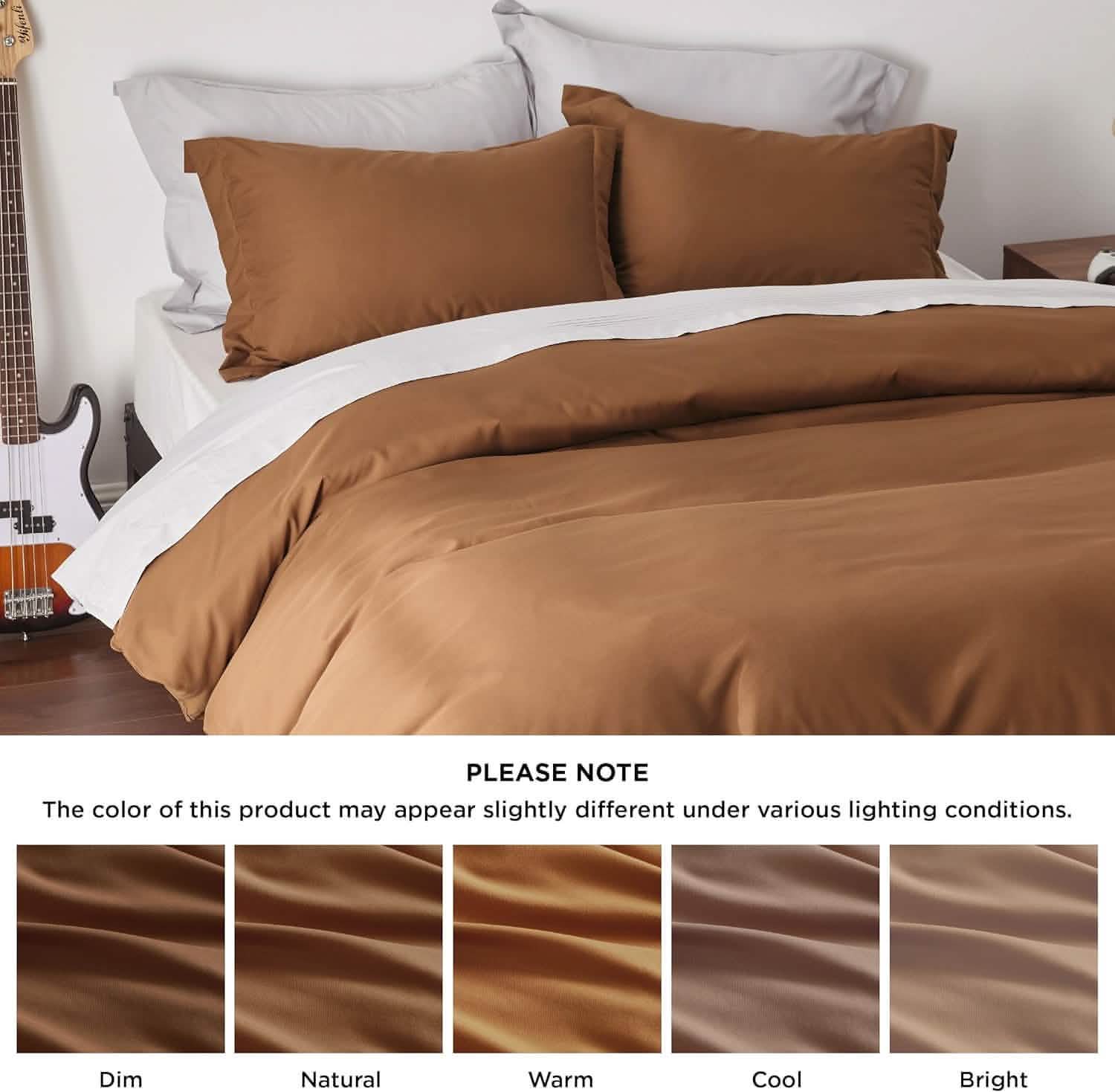 Brushed Microfiber Duvet Cover Set