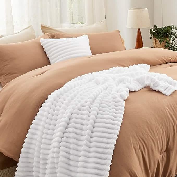Checkered Comforter Set Striped