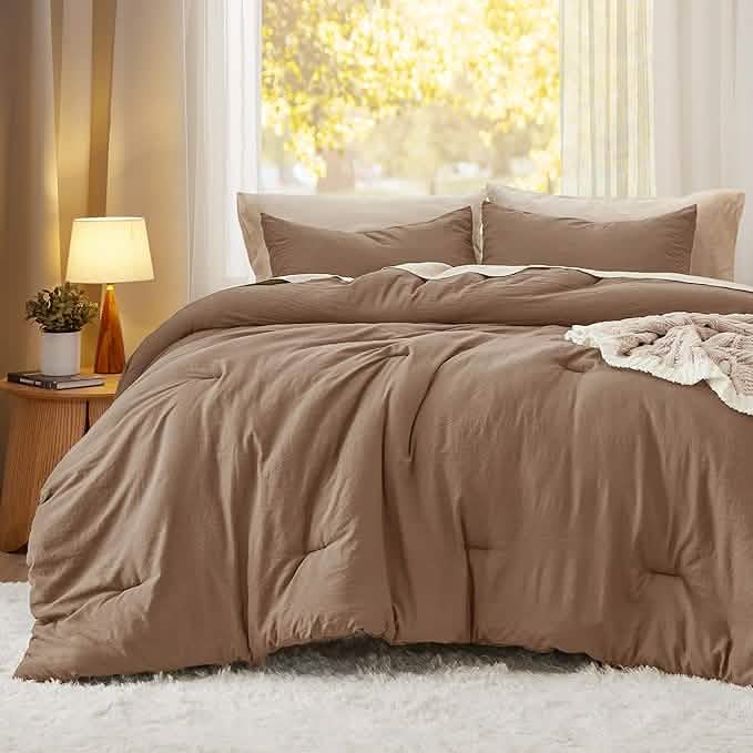 GentleSoft™ Prewashed Plain Comforter Set