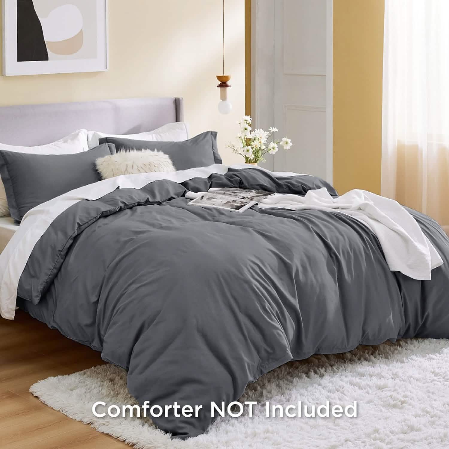 Brushed Microfiber Duvet Cover Set