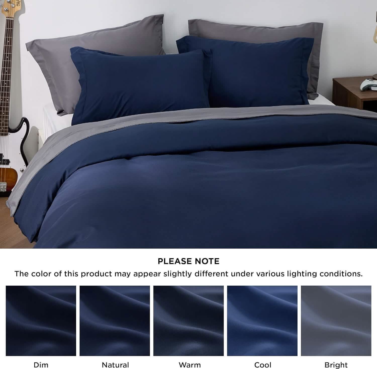 Brushed Microfiber Duvet Cover Set