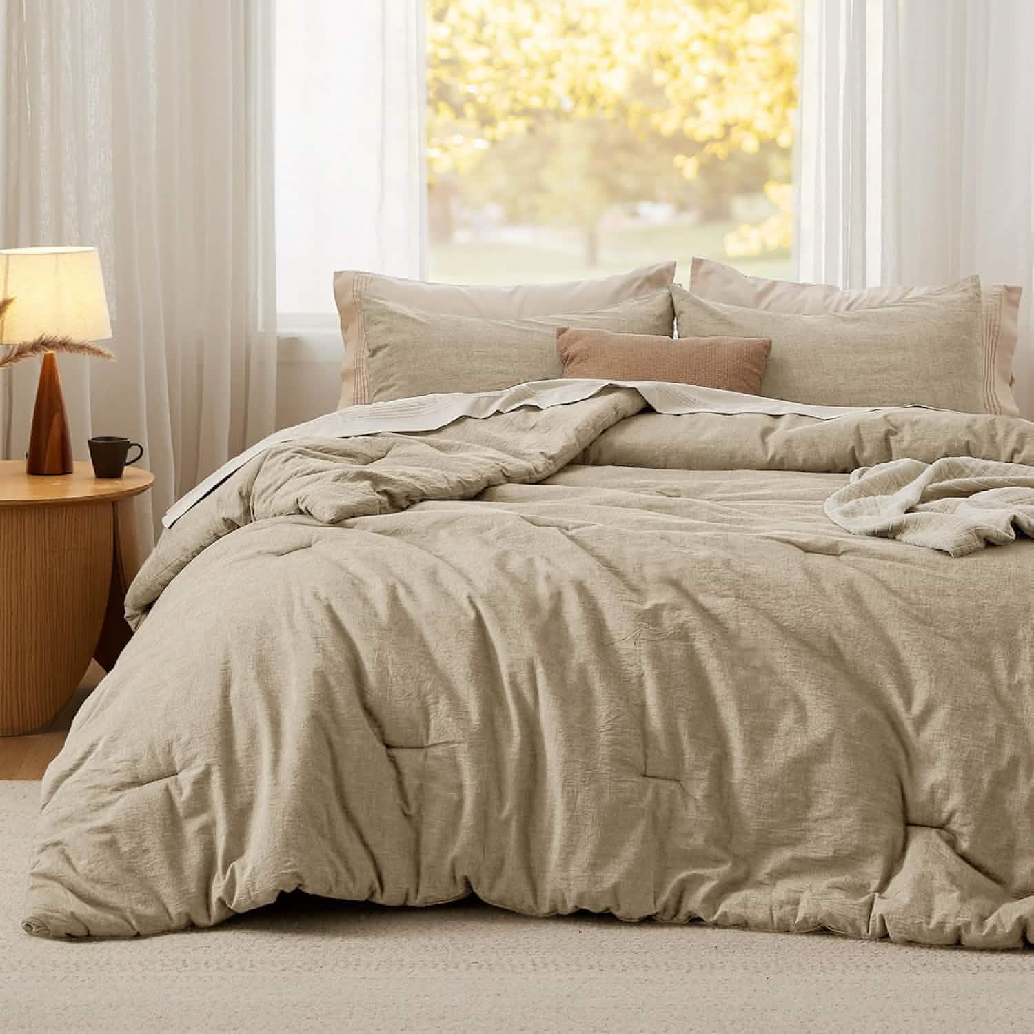 GentleSoft™ Prewashed Cotton Comforter Set
