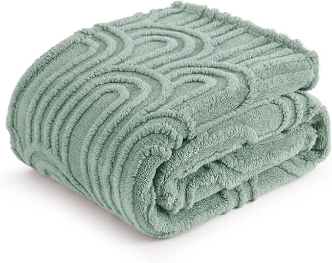 Arch Shaggy Sherpa Fleece Blanket
