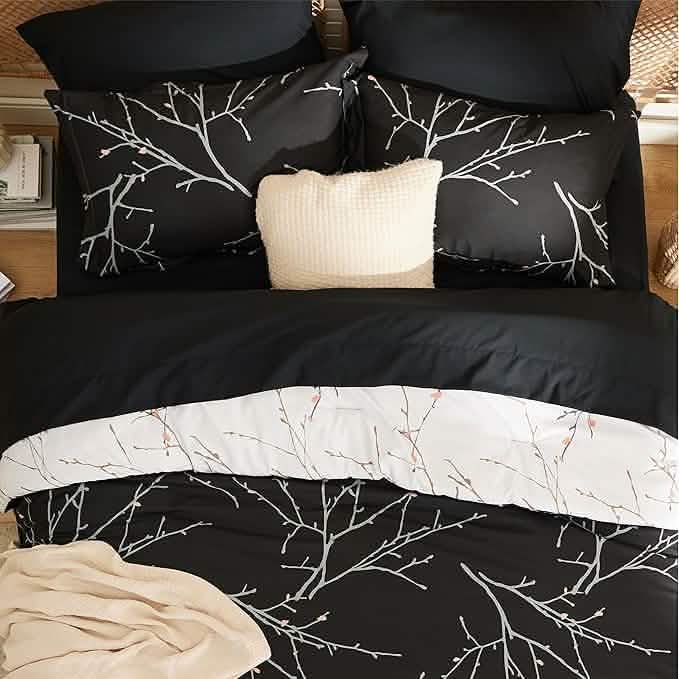 Tree Branch Floral Pattern Bed-in-a-Bag