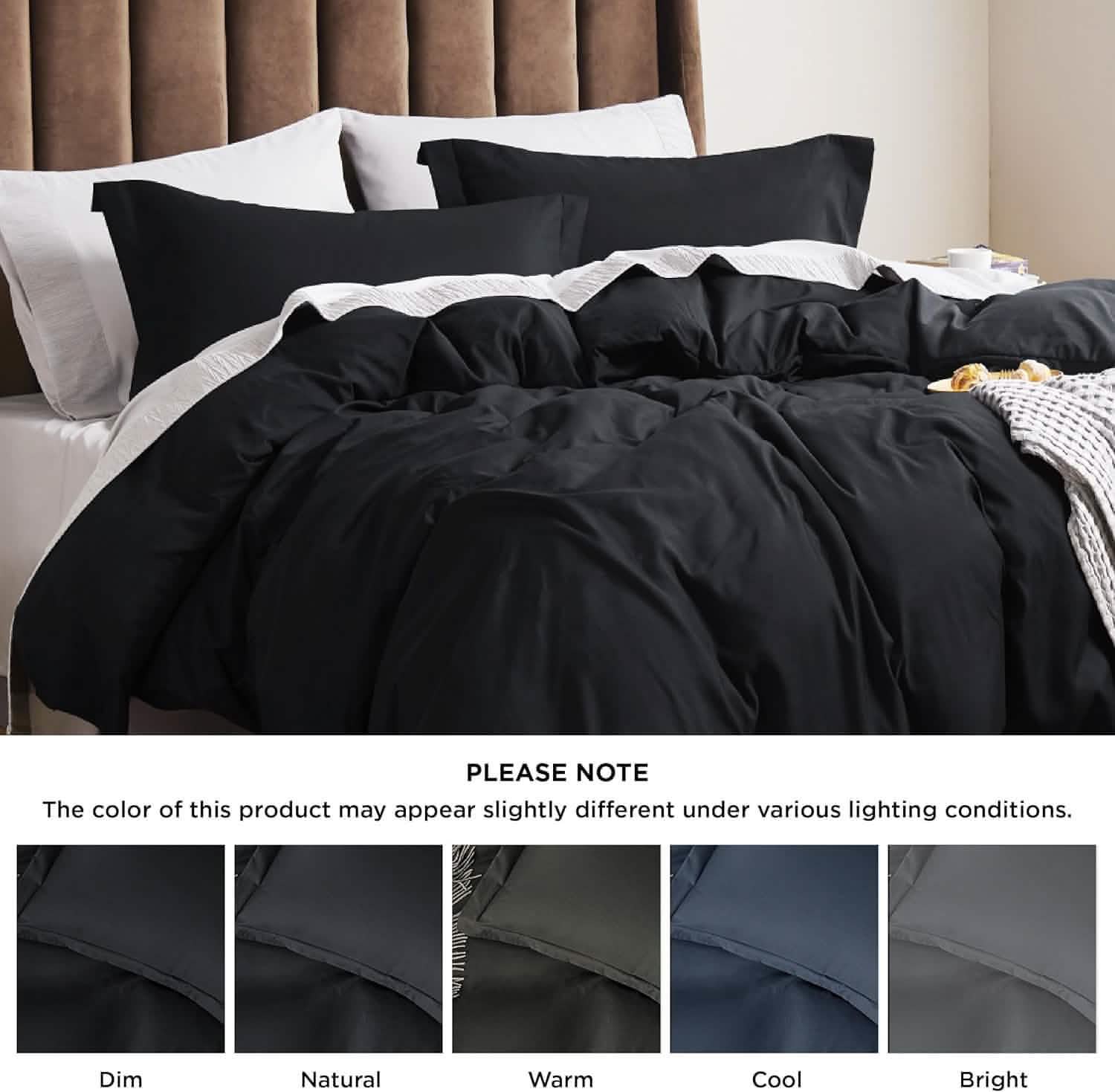 Brushed Microfiber Duvet Cover Set