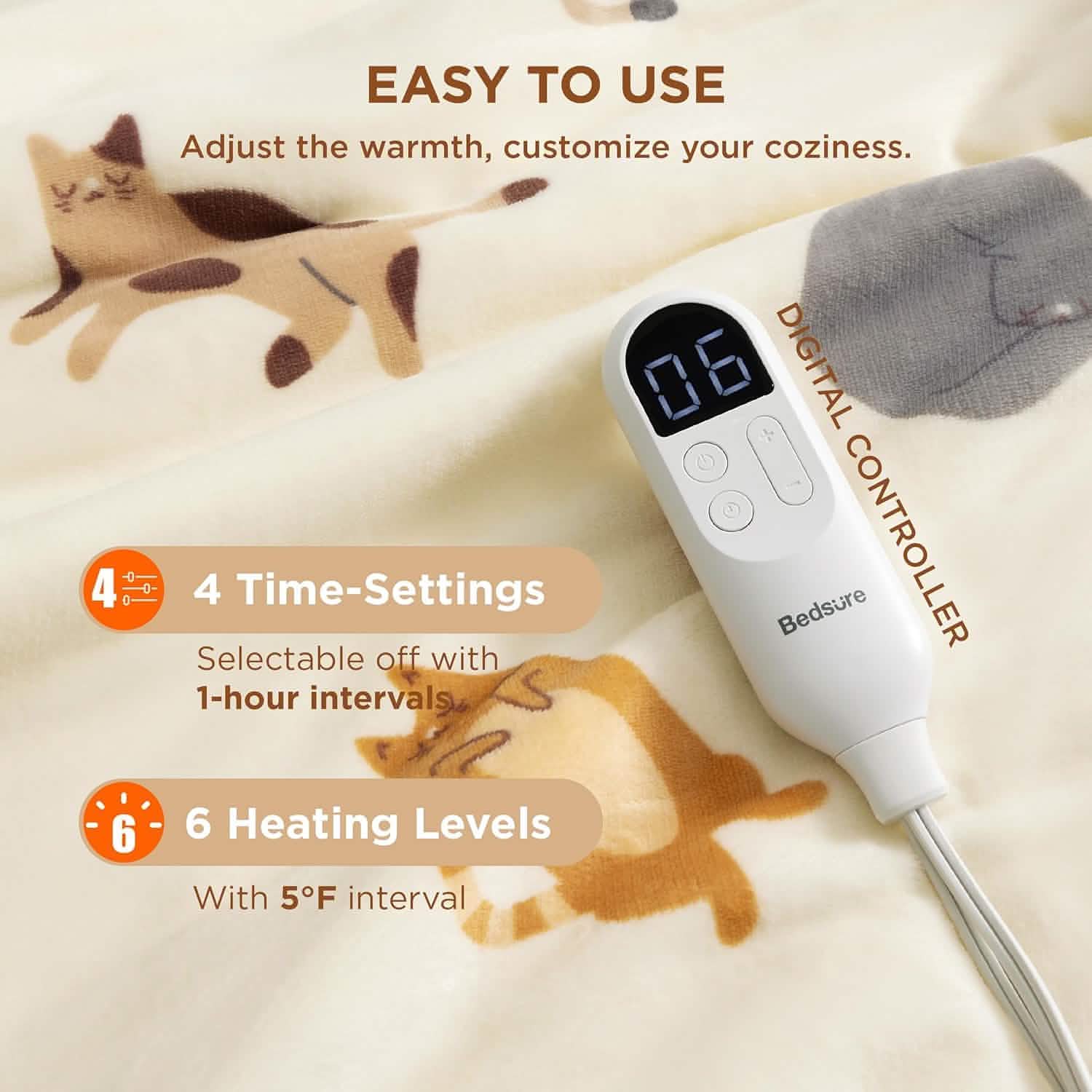 Heated Sherpa Fleece Blanket Hoodie