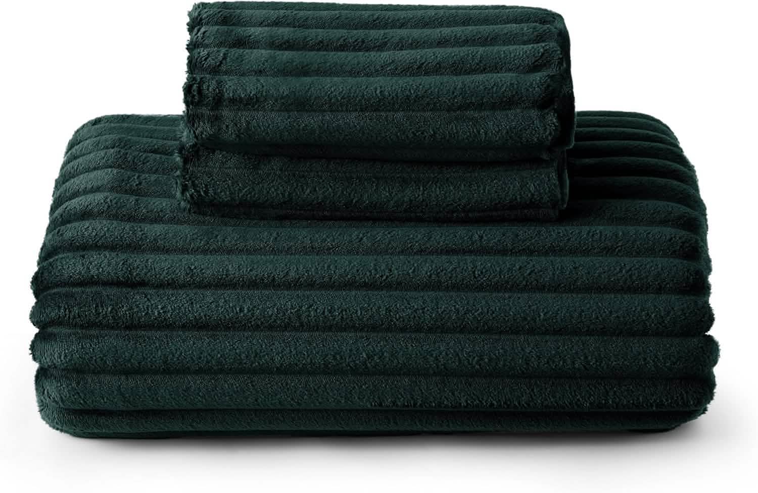 Striped Flannel Duvet Cover Set