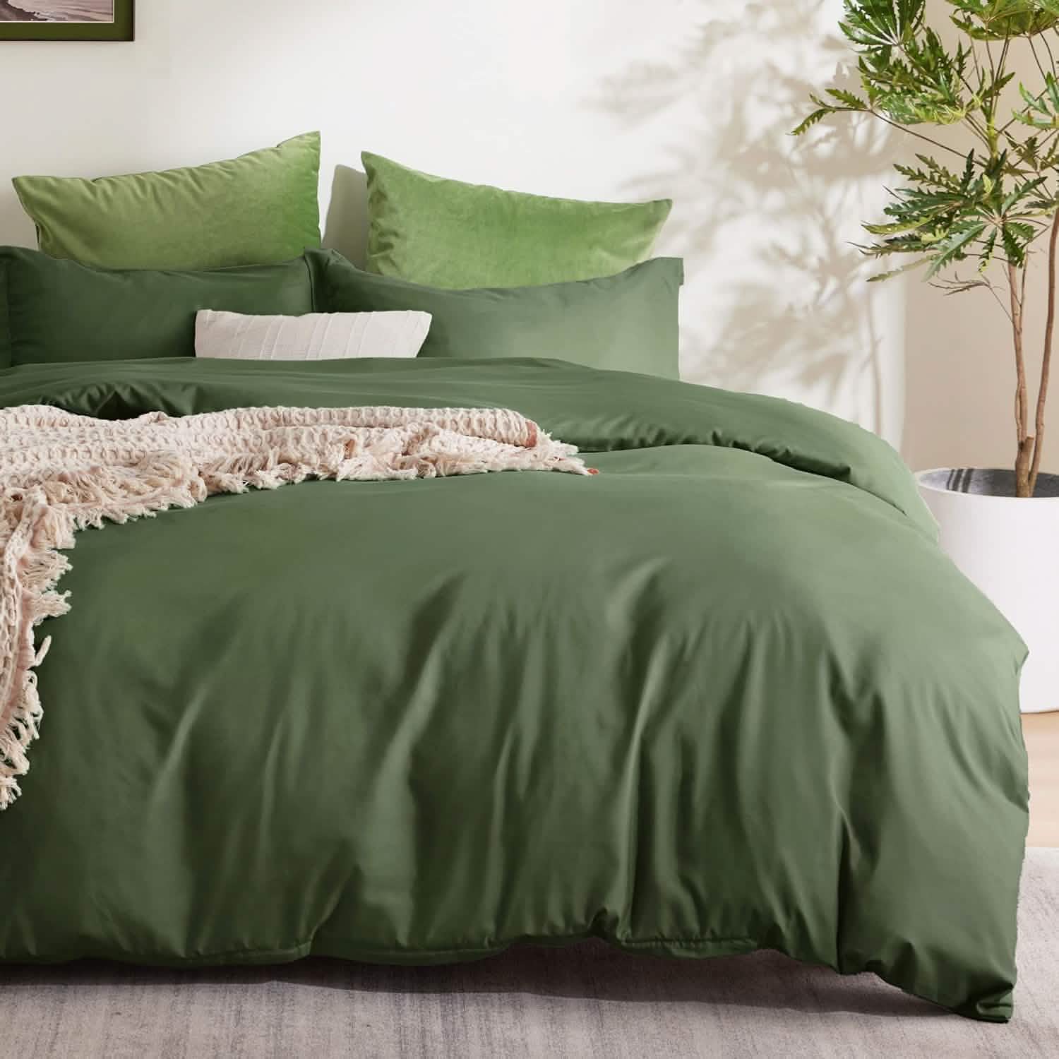 Brushed Microfiber Duvet Cover Set