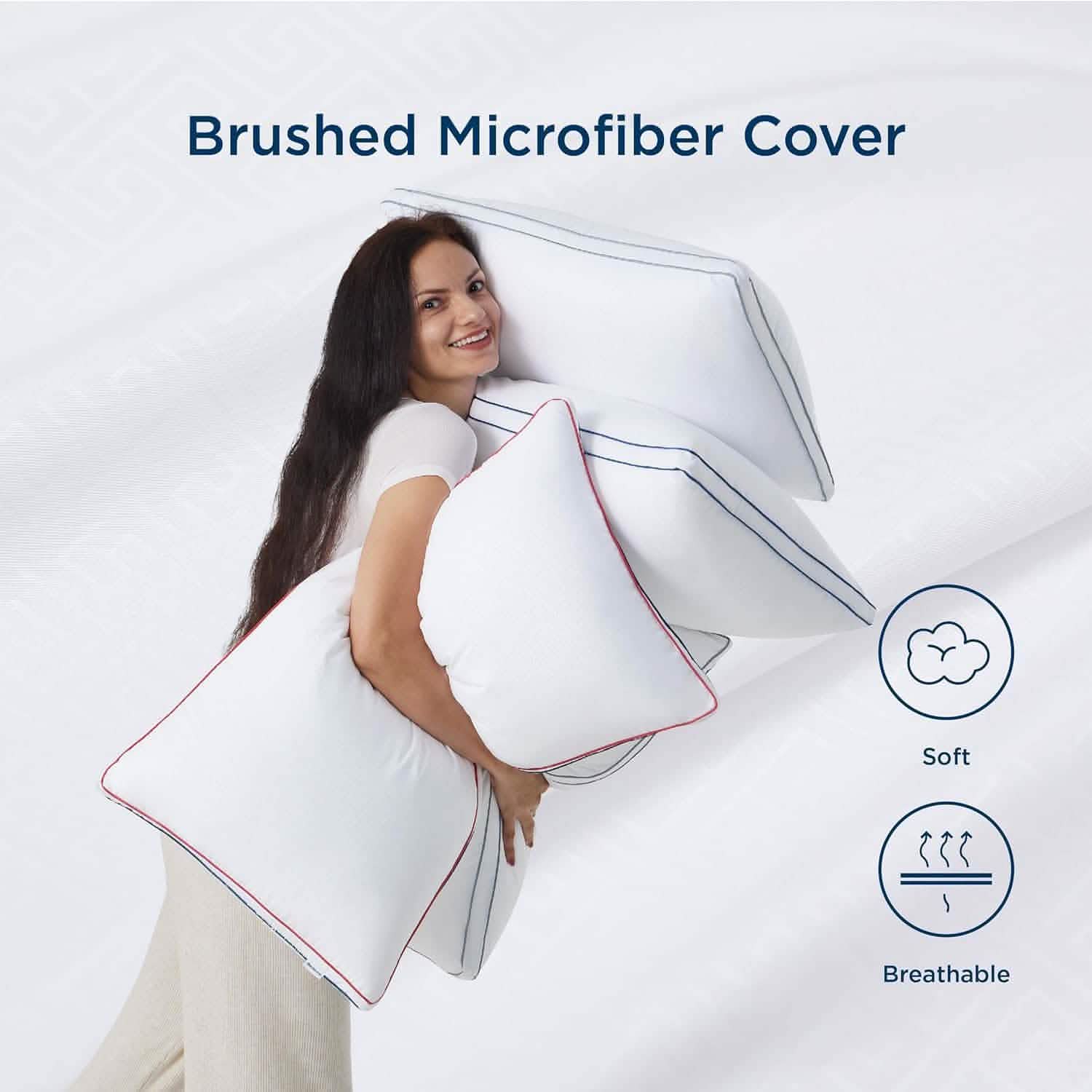 Greek Key Gusseted Pillows