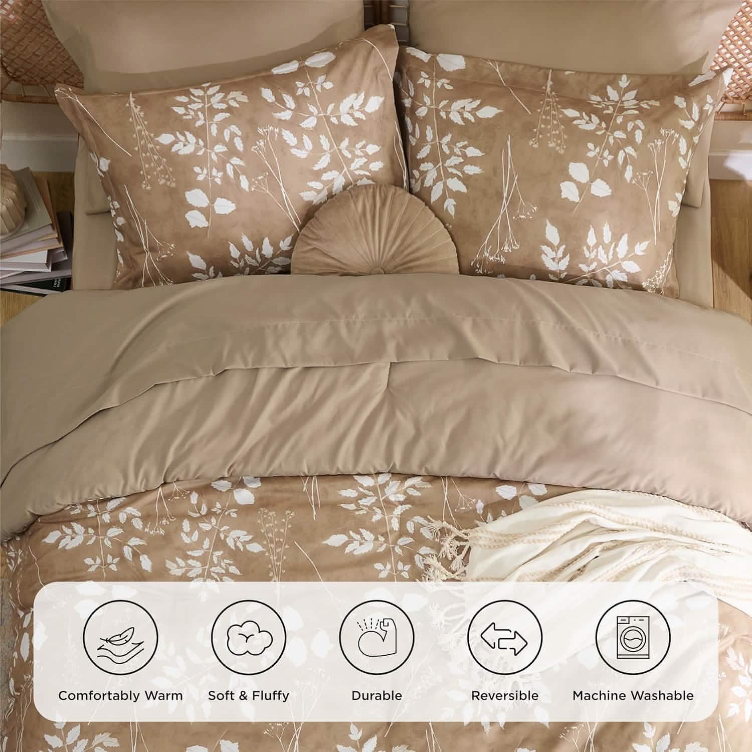 Elegant Floral Comforter Sets