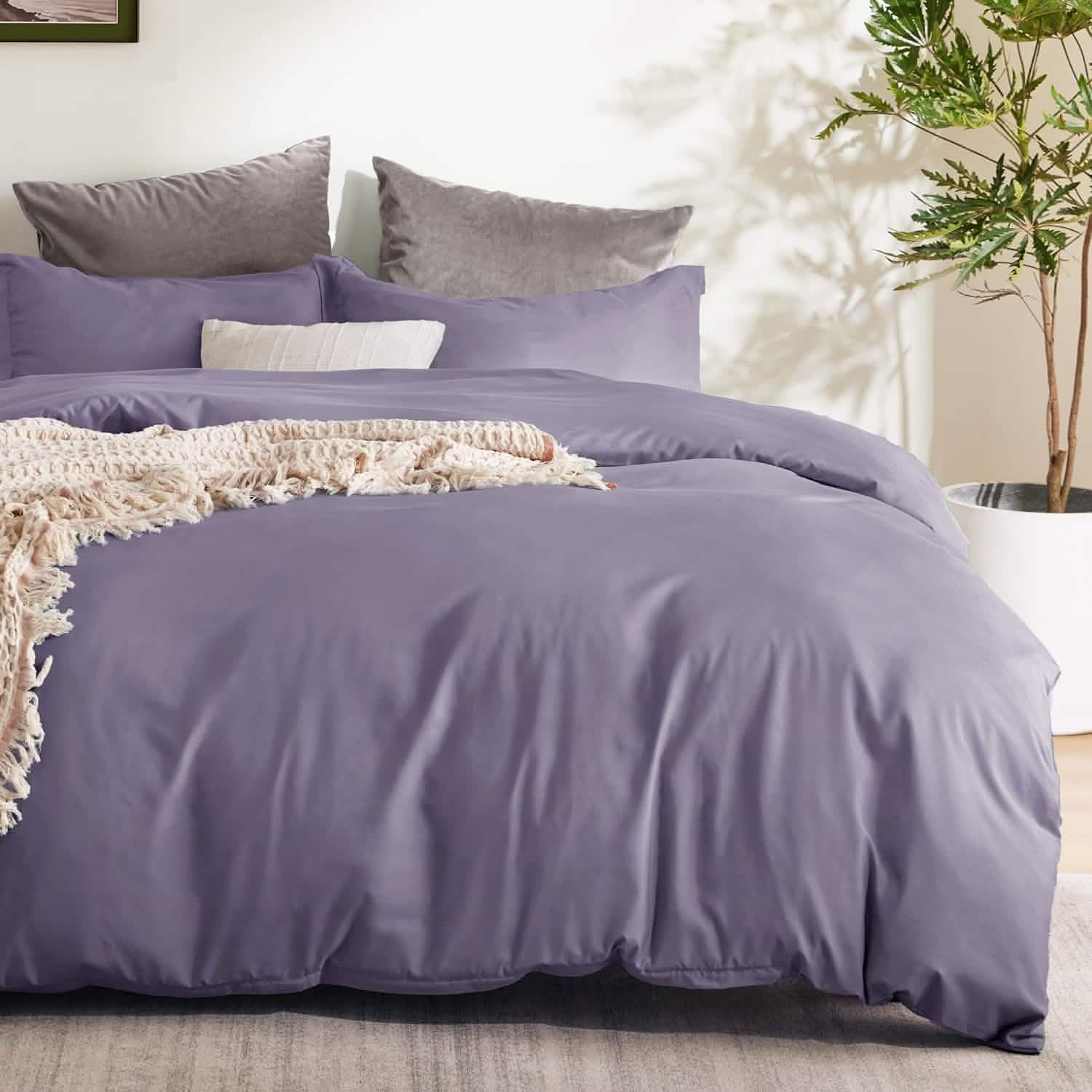 Brushed Microfiber Duvet Cover Set