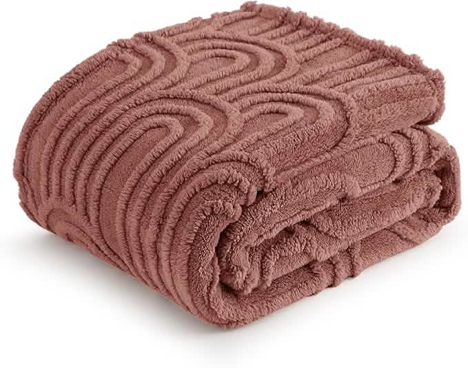 Arch Shaggy Sherpa Fleece Blanket