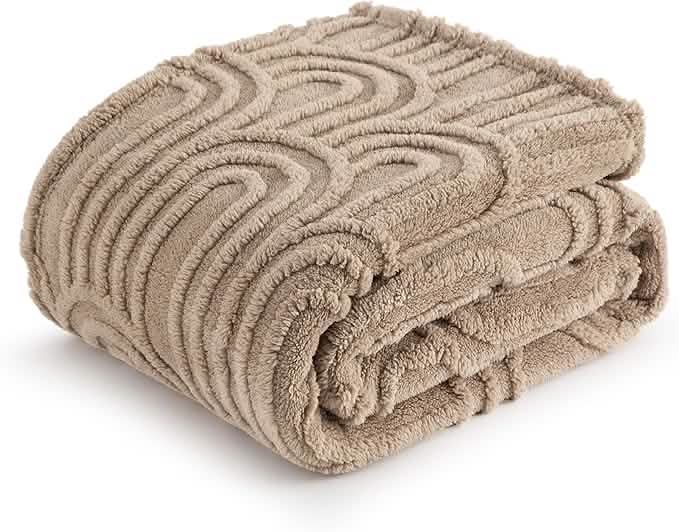 Arch Shaggy Sherpa Fleece Blanket
