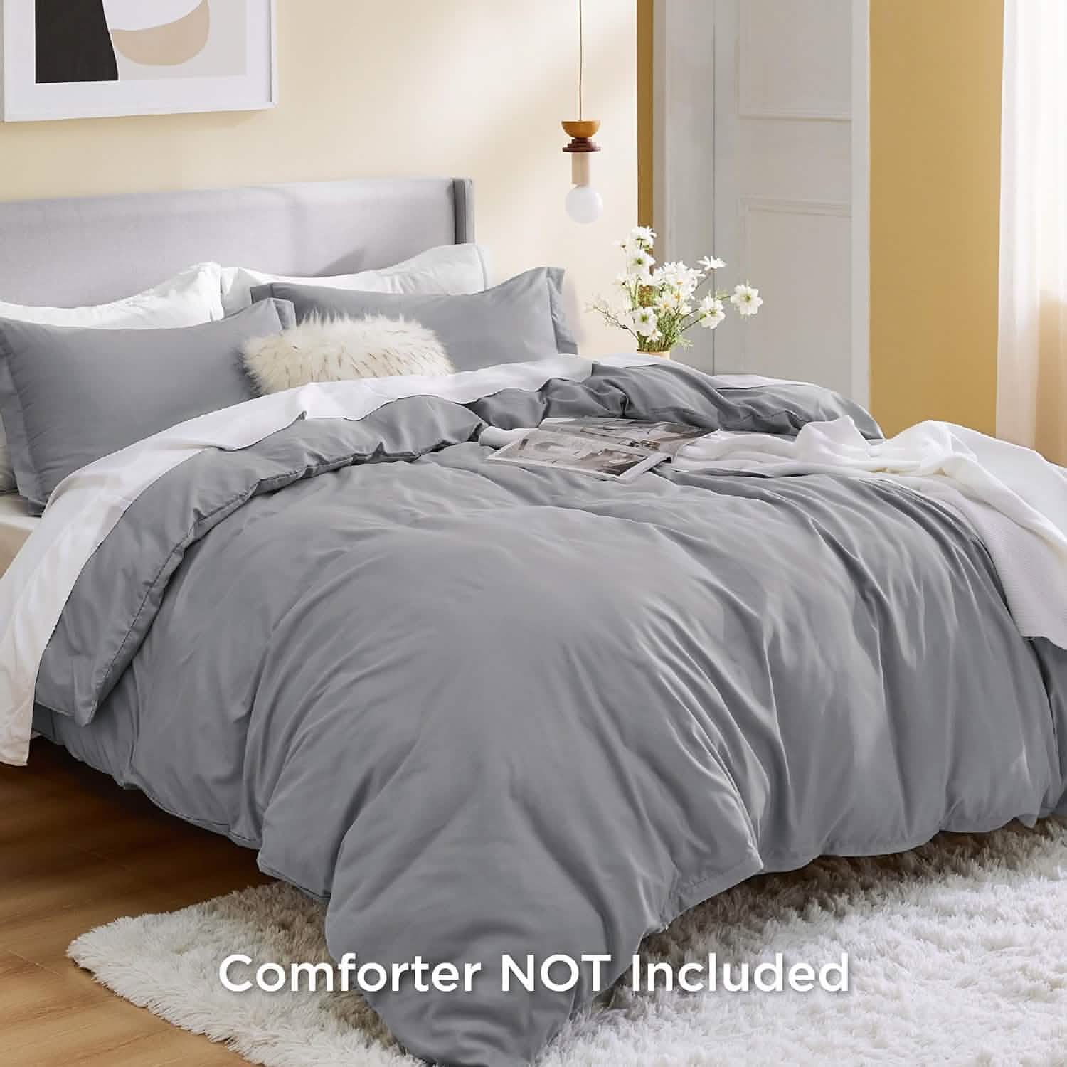 Brushed Microfiber Duvet Cover Set