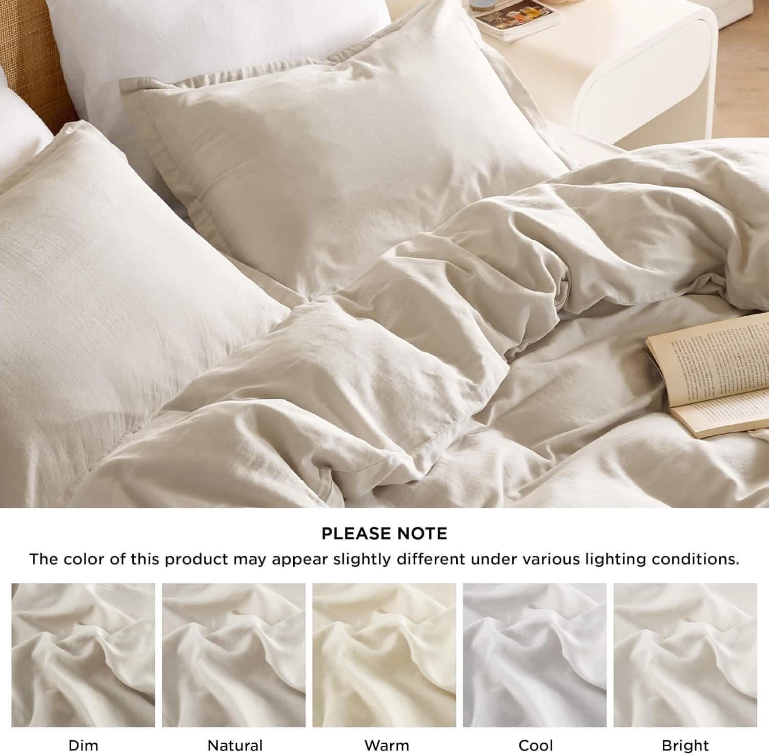 GentleSoft® 100% Muslin Duvet Cover Set
