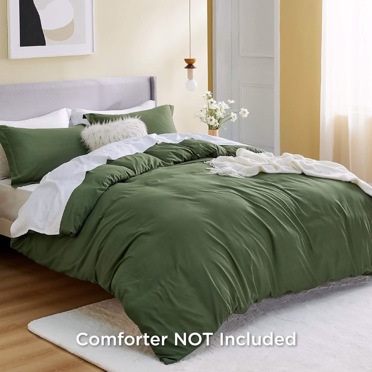 Brushed Microfiber Duvet Cover Set