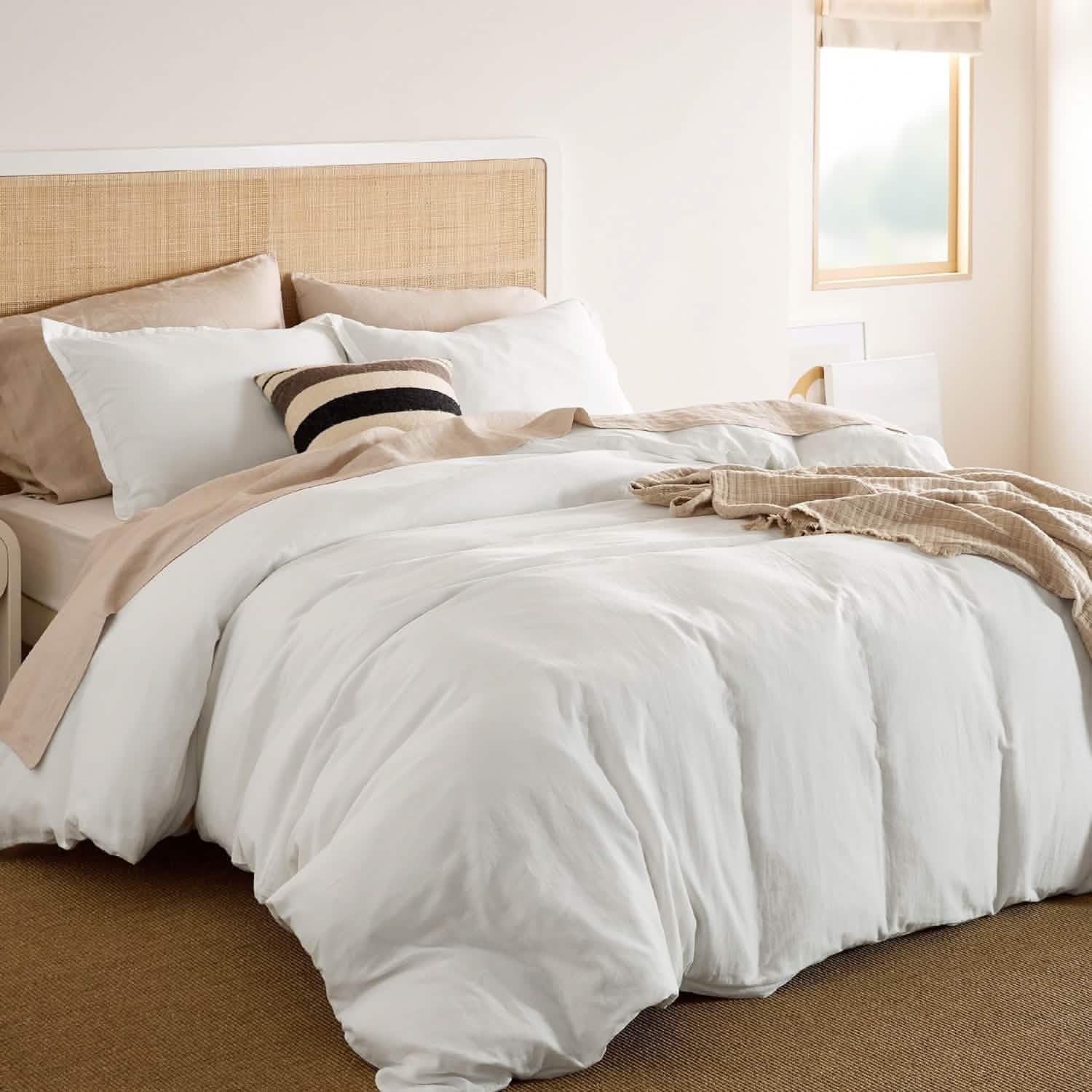GentleSoft® 100% Muslin Duvet Cover Set