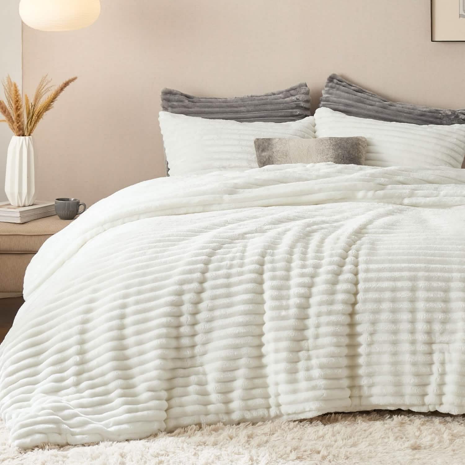 GentleSoft™ Striped Flannel Comforter Set