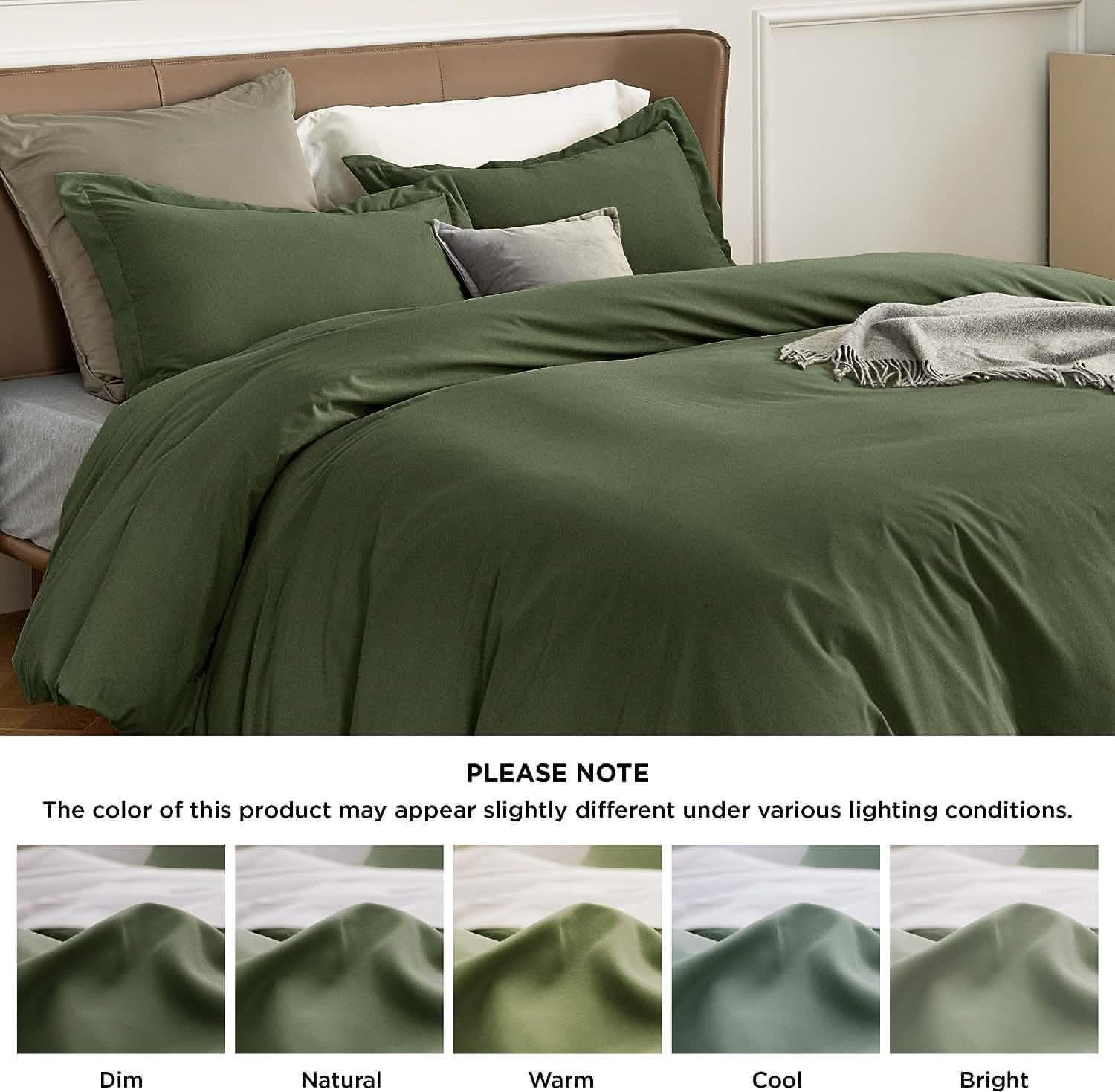 Brushed Microfiber Duvet Cover Set