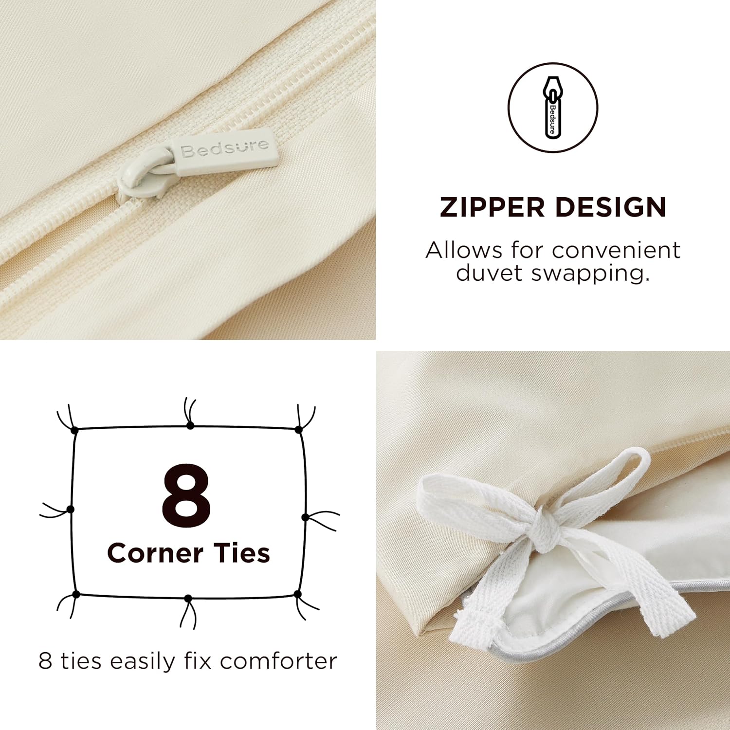 Rayon Derived from Bamboo Duvet Cover Set