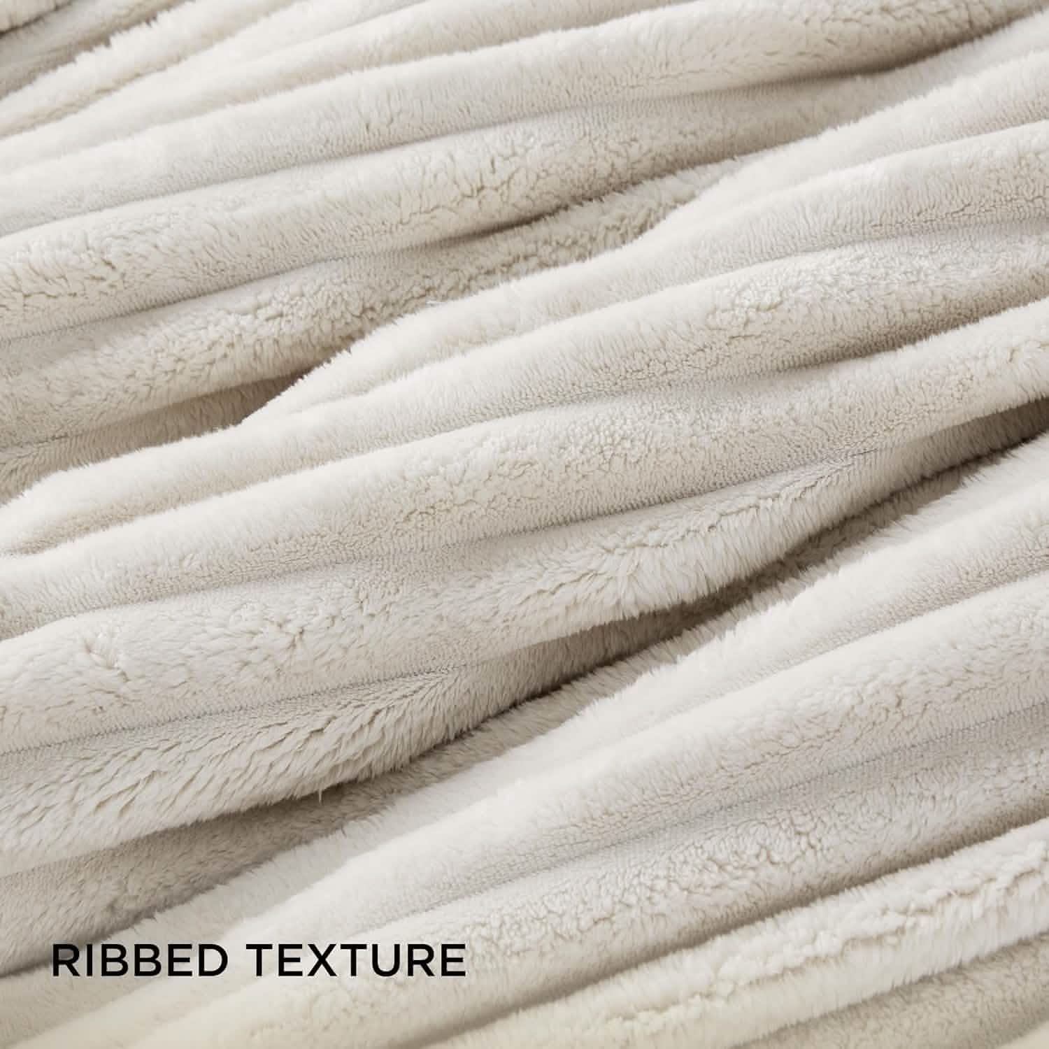 Striped Flannel Comforter Set