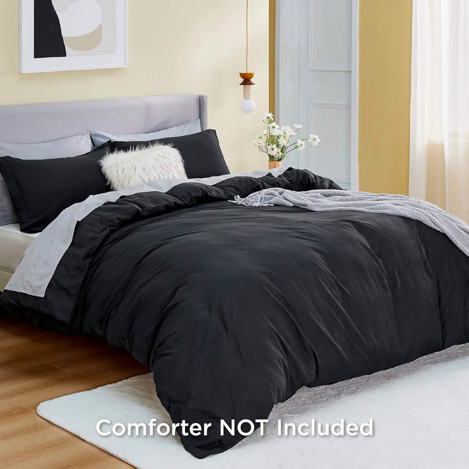 Brushed Microfiber Duvet Cover Set
