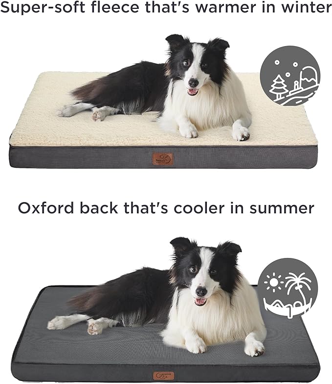 Large Orthopedic Washable Dog Bed