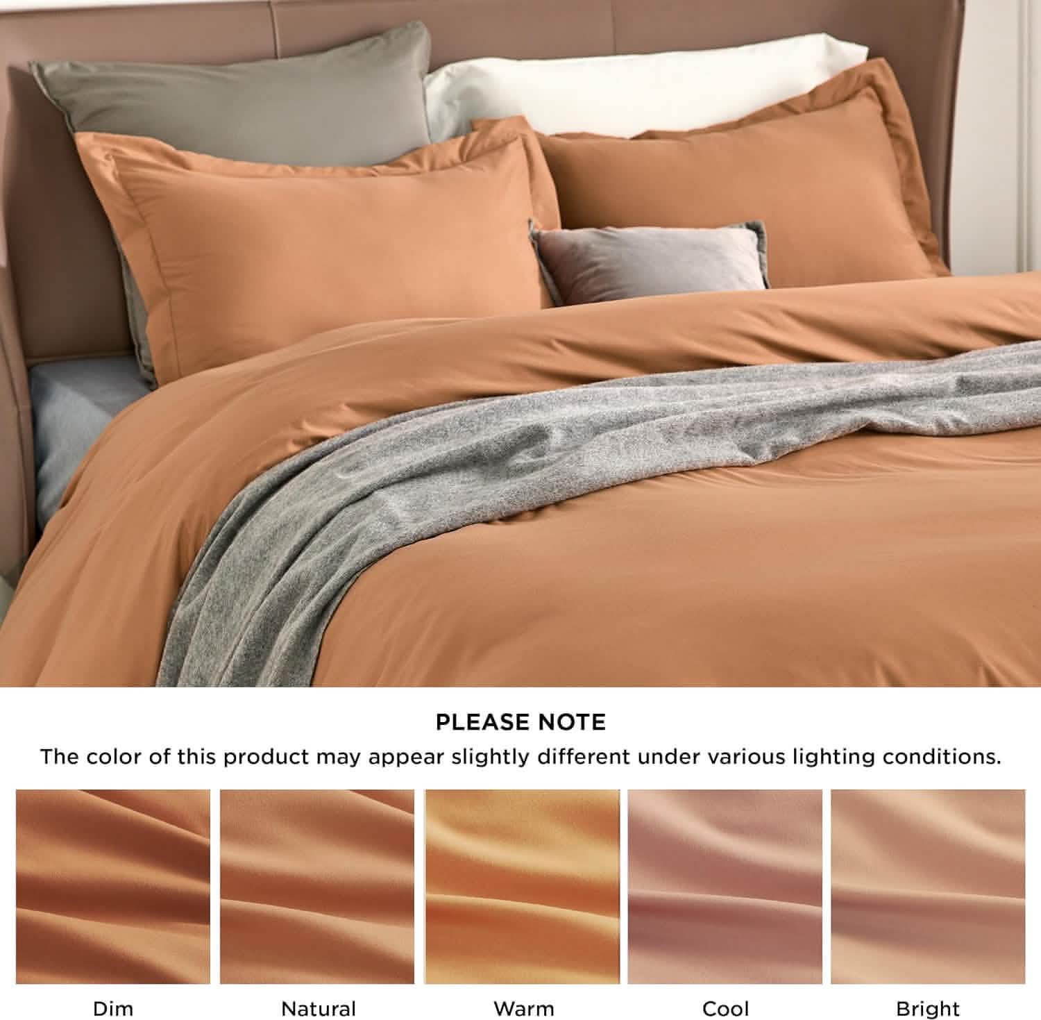Brushed Microfiber Duvet Cover Set