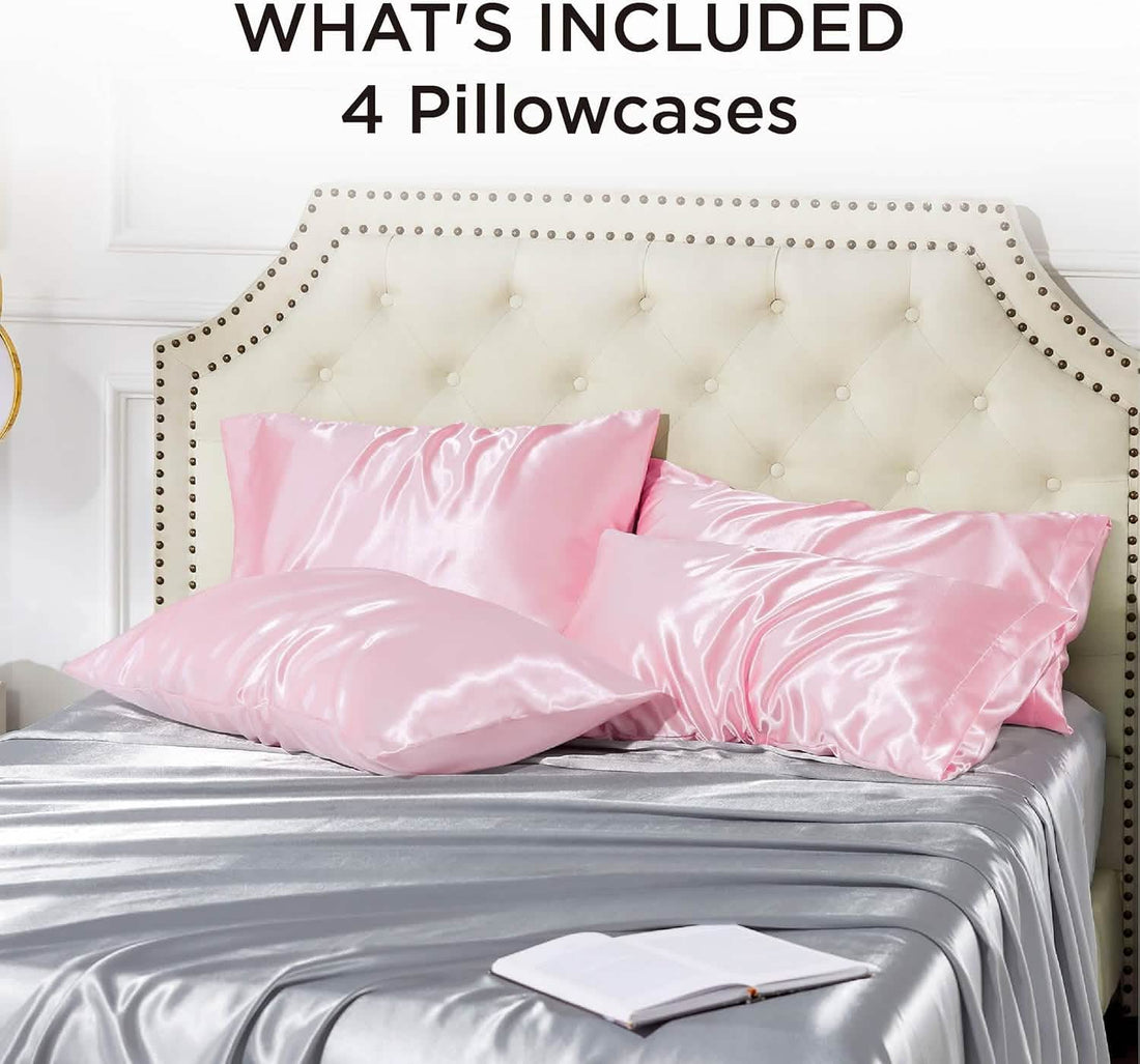 GentleSoft™ Satin Pillowcases 2 Packs