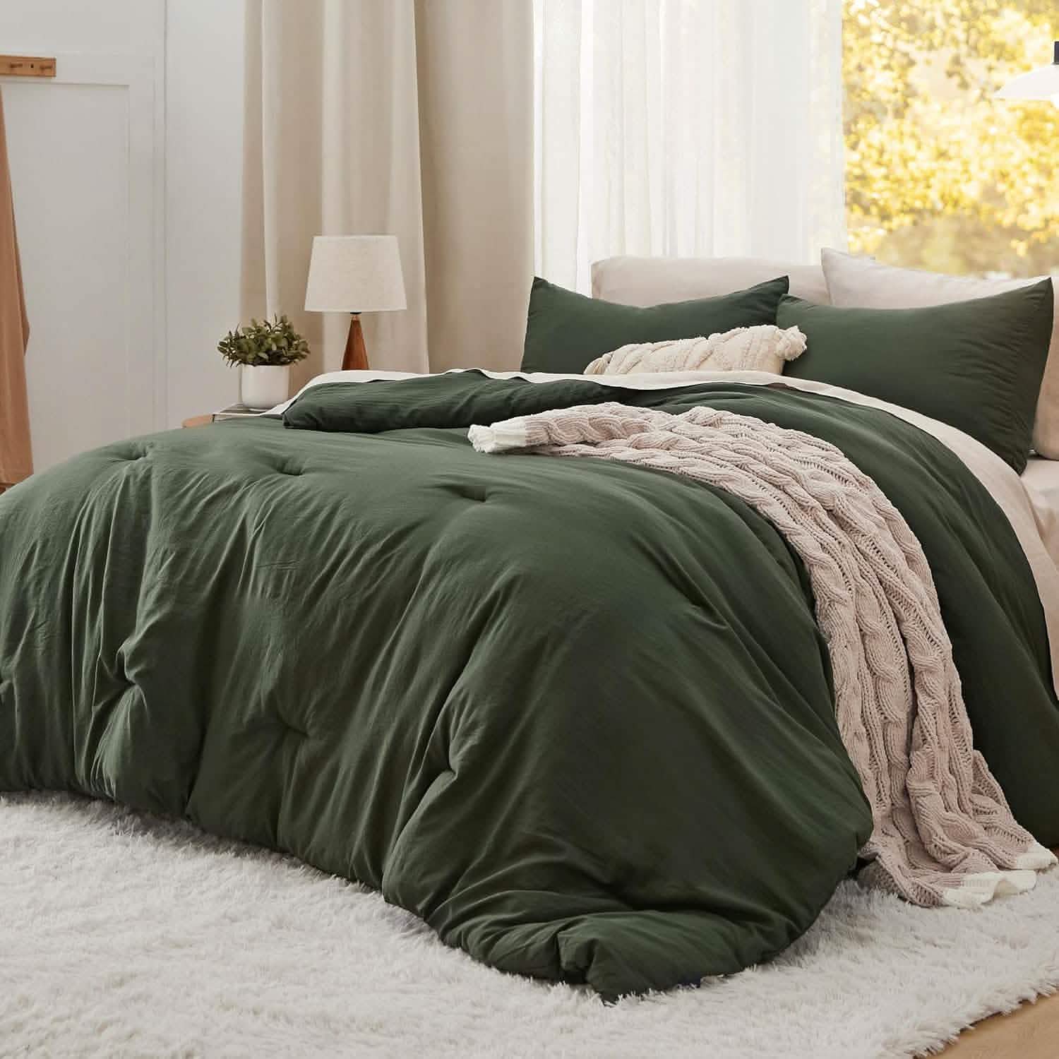 GentleSoft™ Prewashed Plain Comforter Set