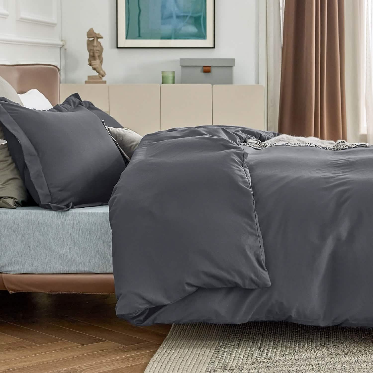 Brushed Microfiber Duvet Cover Set