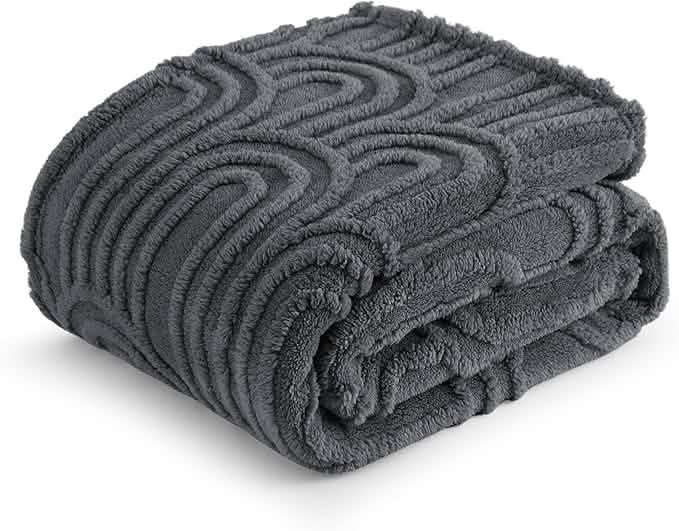 Arch Shaggy Sherpa Fleece Blanket
