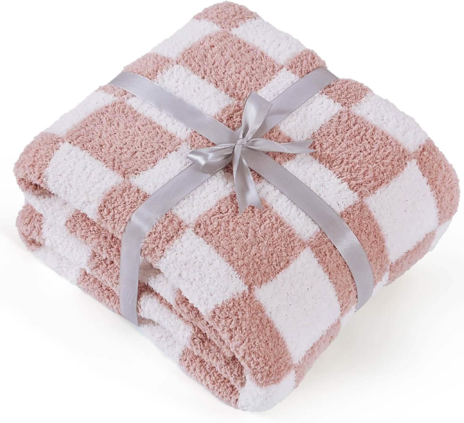 Super Soft Reversible Checkerboard Blanket