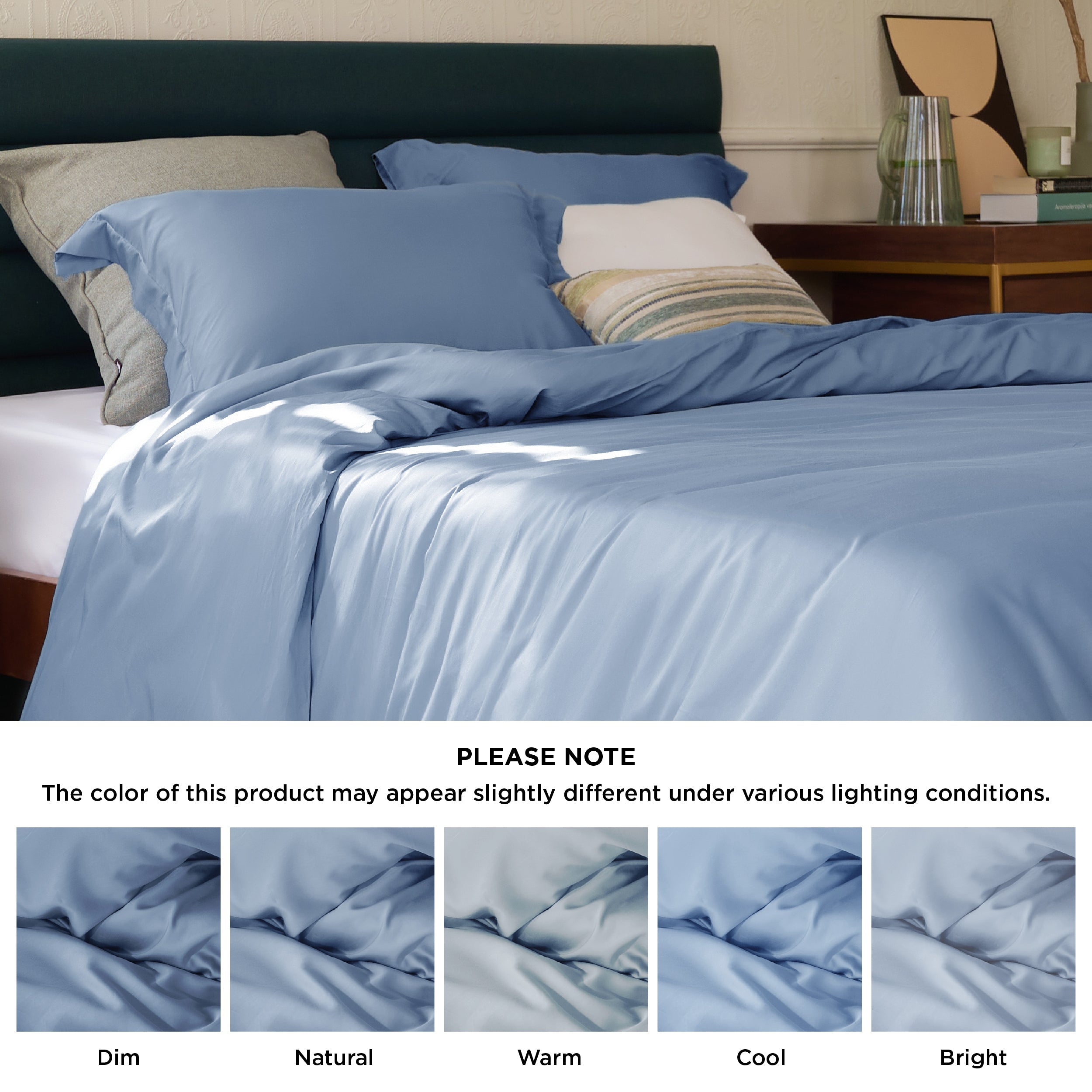 Lyocell Cotton Hybrid Duvet Cover Set