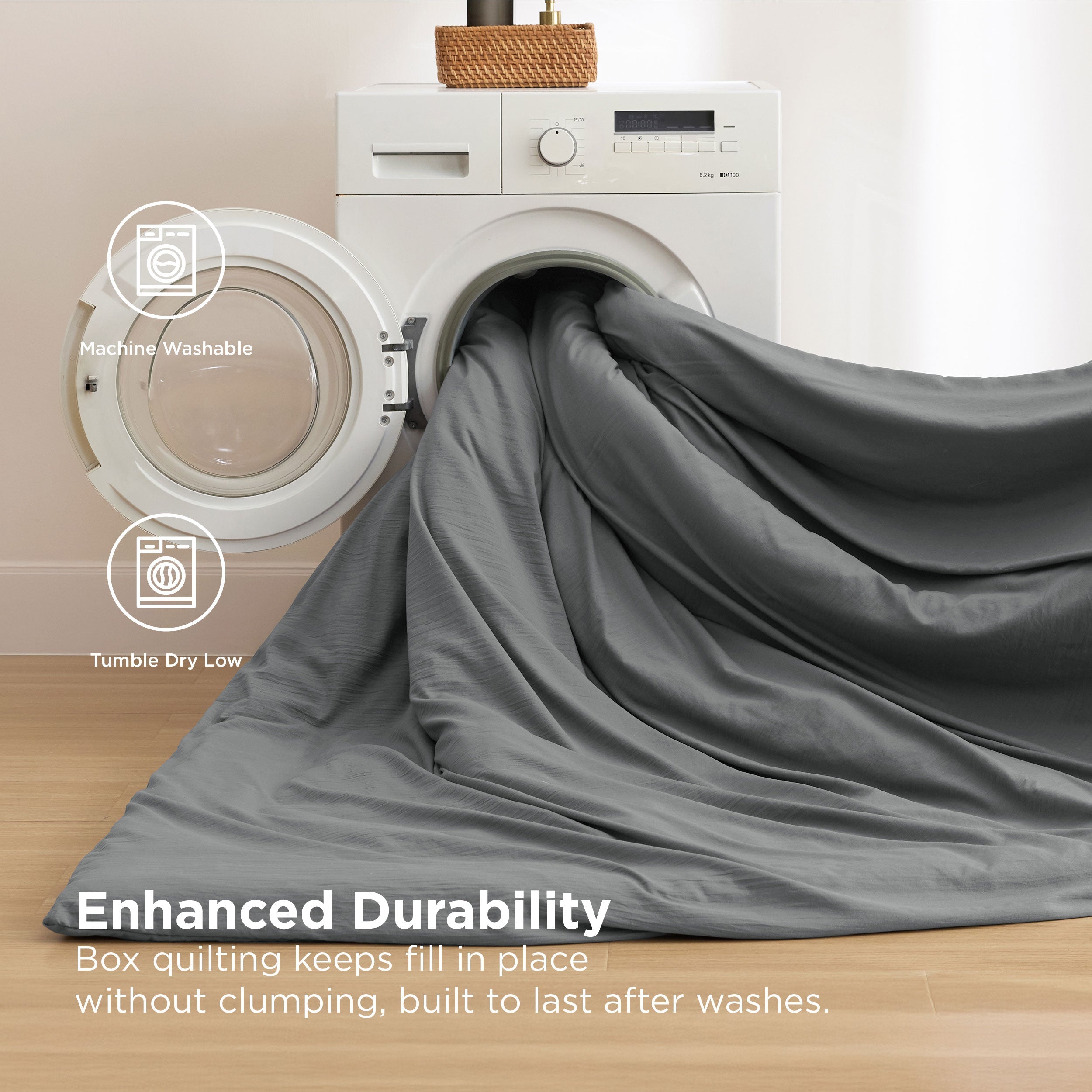 Prewashed Cotton-like Down Alternative Bed-in-a-bag