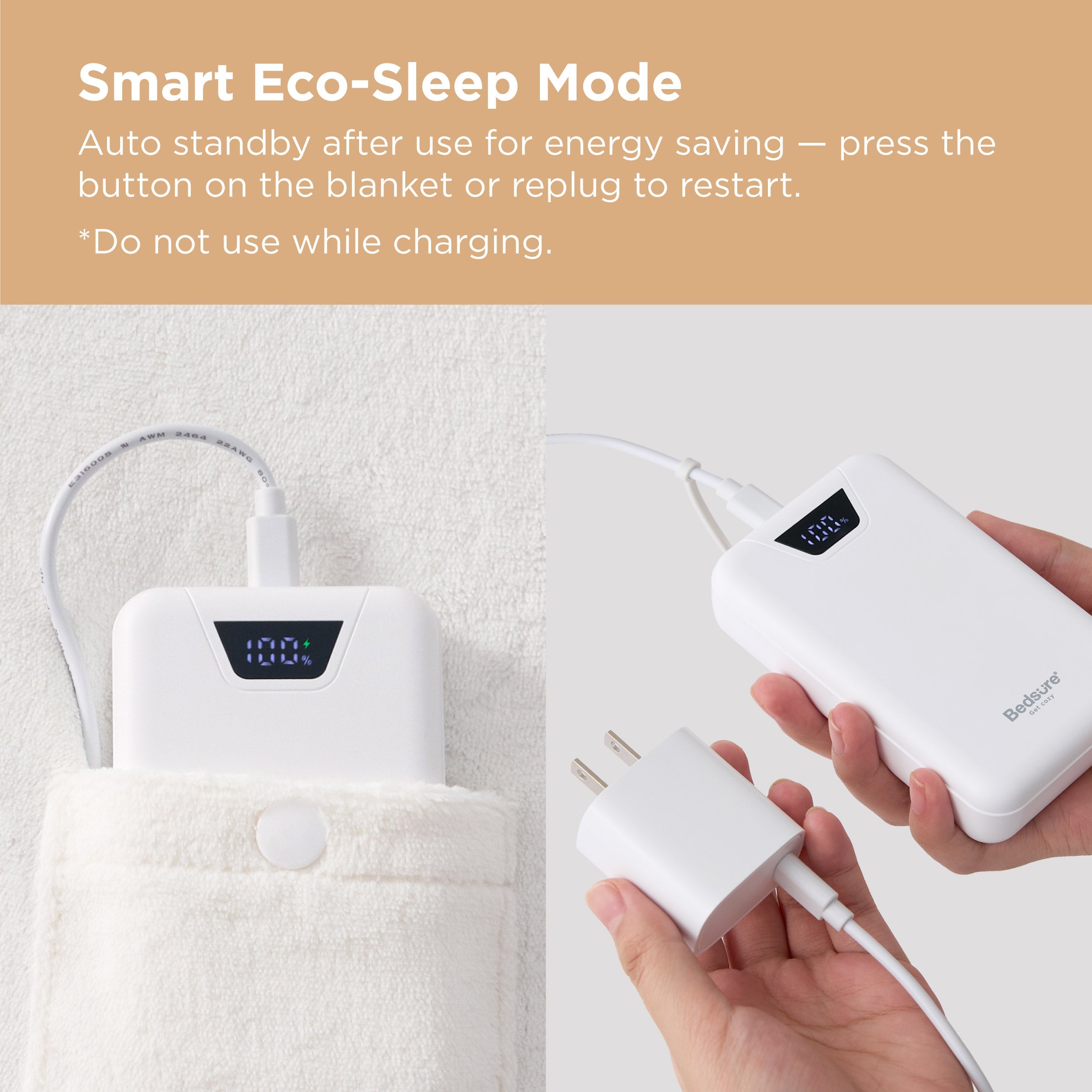 Heated Shaggy Fleece Blanket Hoodie