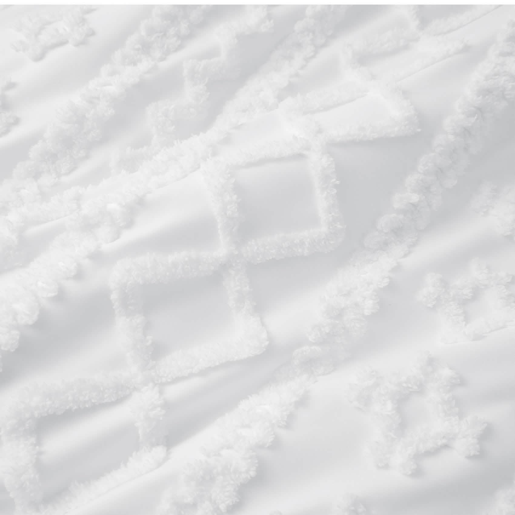 Boho Tufted Embroidery Duvet Cover Set