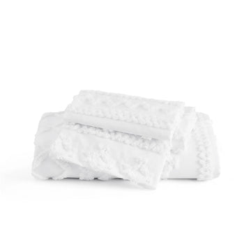 Boho Tufted Embroidery Duvet Cover Set