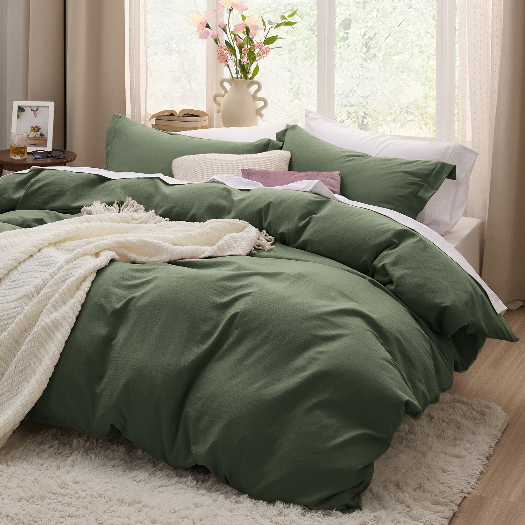 Ultra Soft Hypoallergenic Microfiber Duvet Cover Set