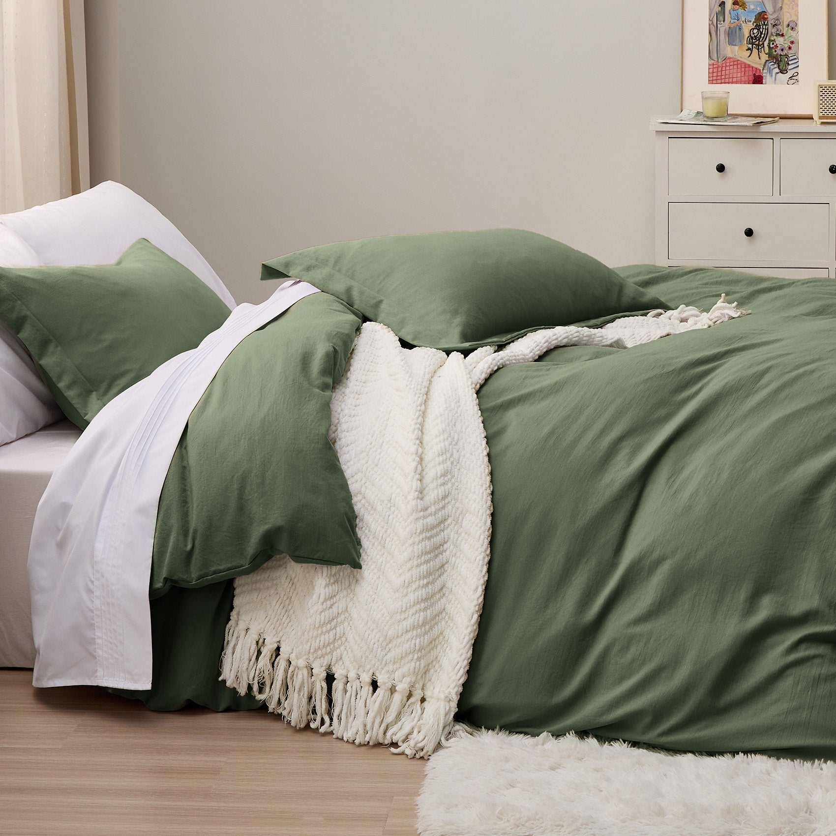 Ultra Soft Hypoallergenic Microfiber Duvet Cover Set