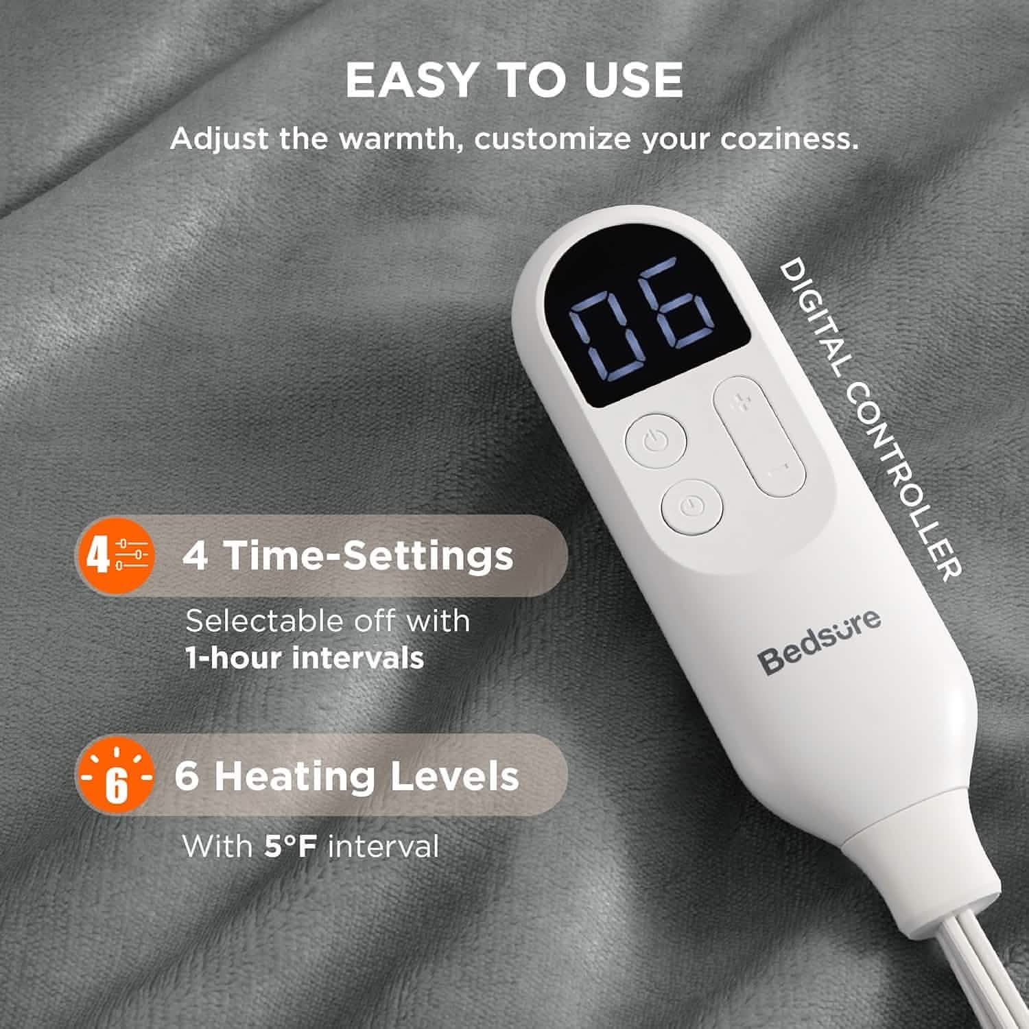 Heated Sherpa Fleece Blanket Hoodie