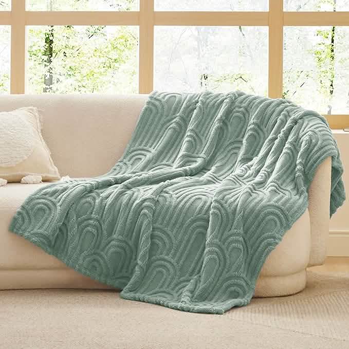 GentleSoft™ Arch Shaggy Sherpa Fleece Blanket