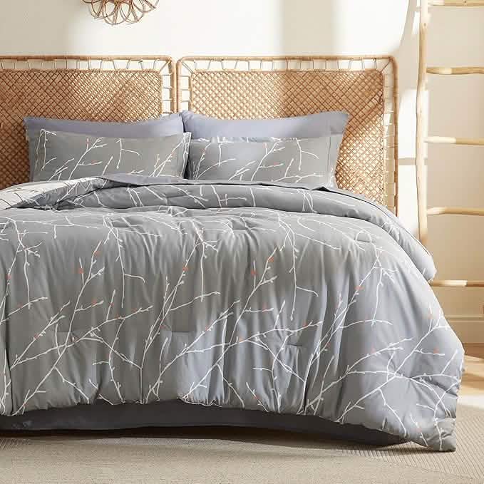 GentleSoft™ Tree Branch Floral Pattern Bed in A Bag