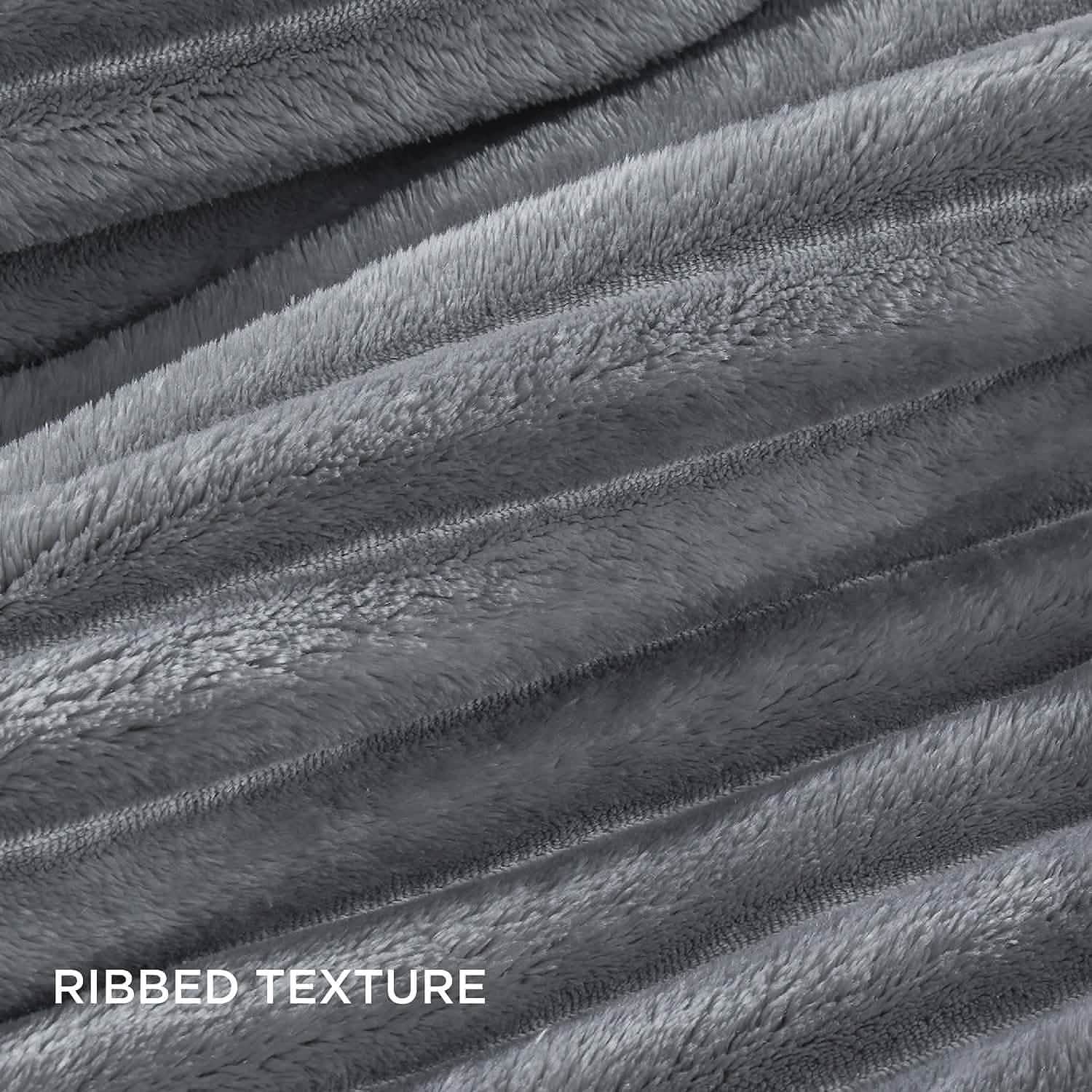 Striped Flannel Comforter Set