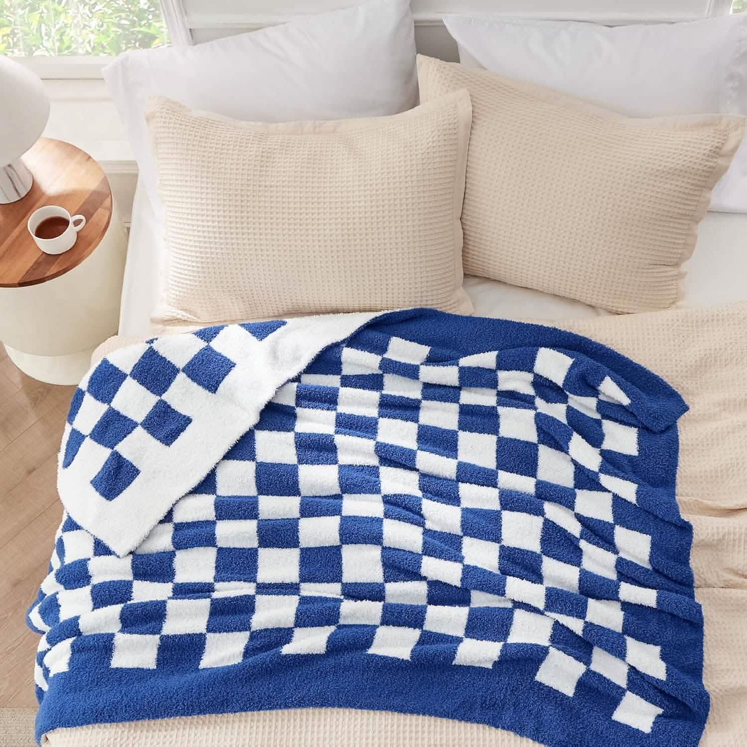 GentleSoft™ Super Soft Reversible Checkerboard Blanket