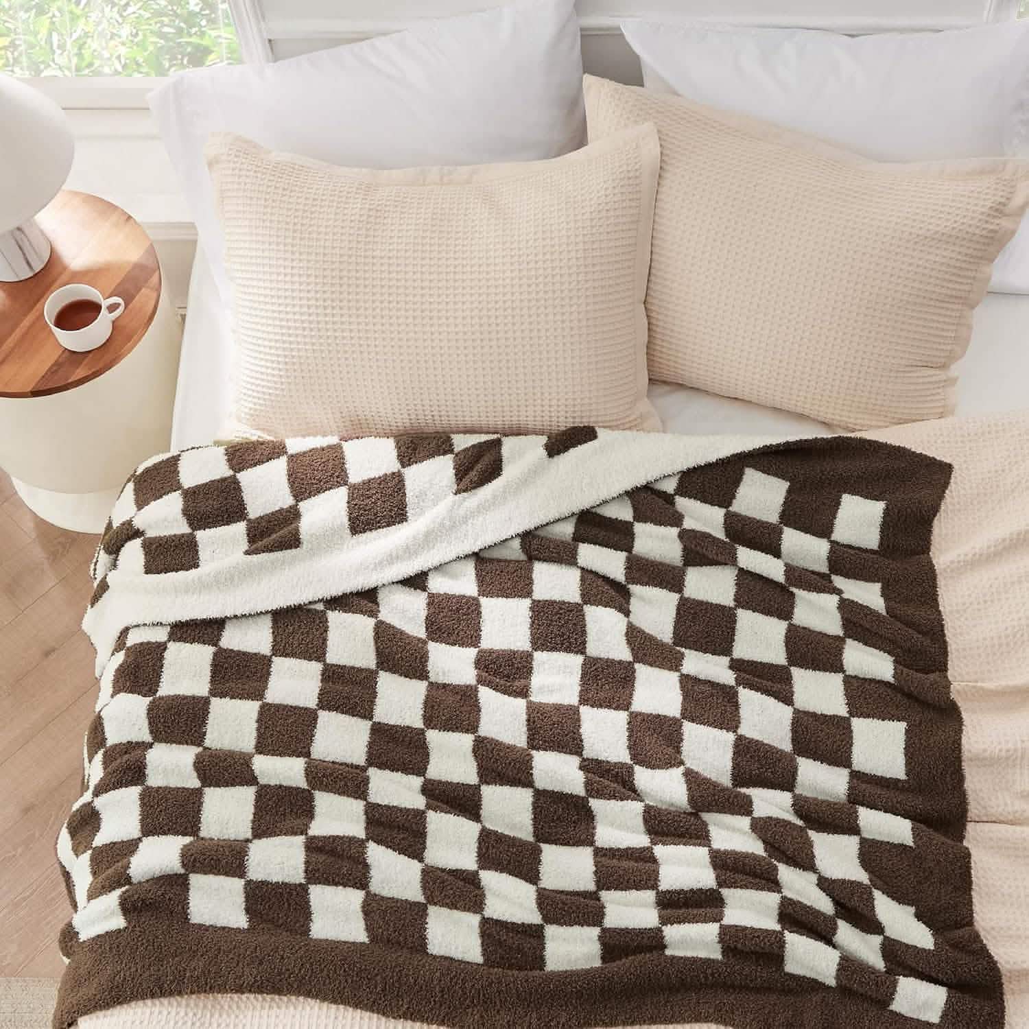 GentleSoft™ Super Soft Reversible Checkerboard Blanket