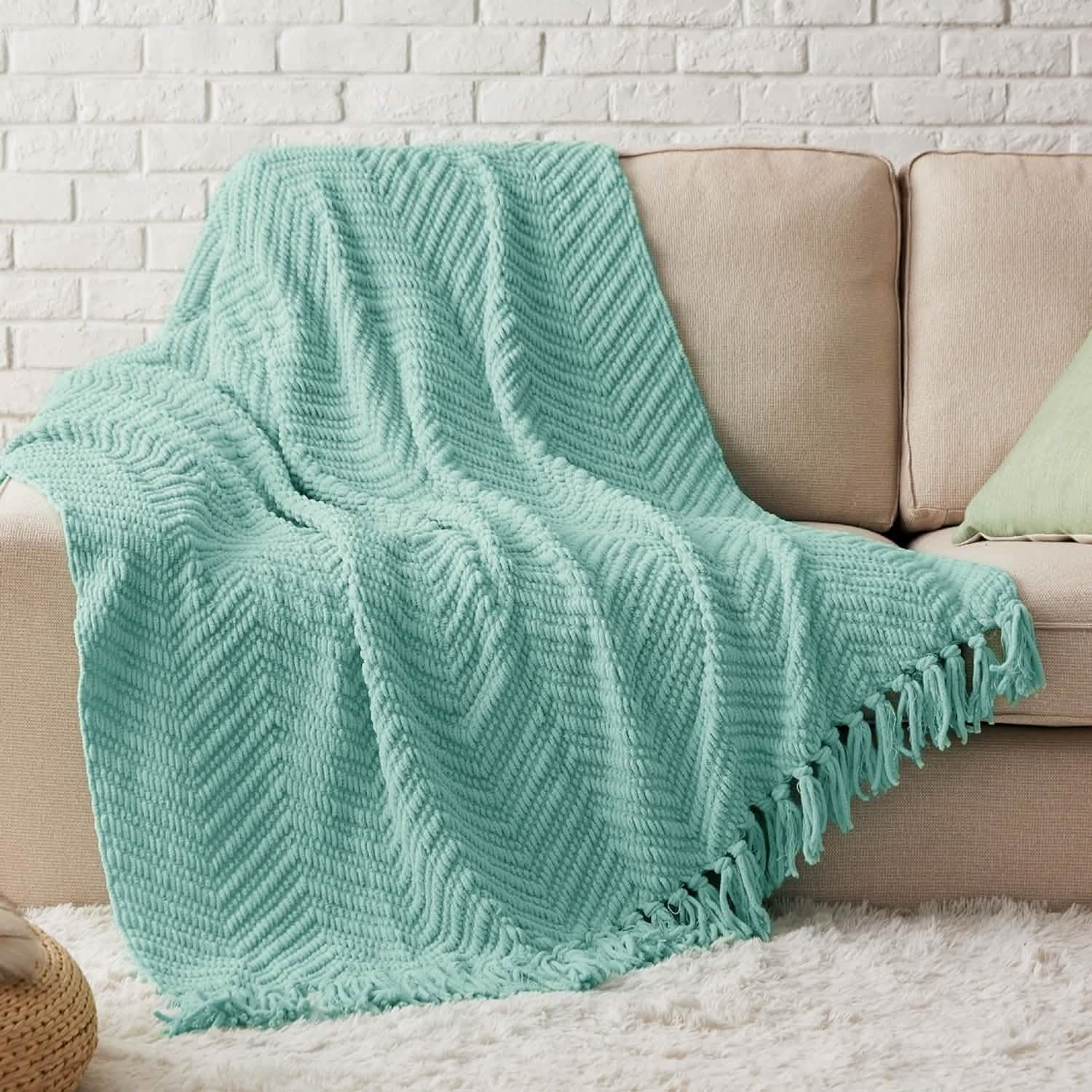 GentleSoft™ GentleSoft Versatile Knit Woven Chenille Blanket