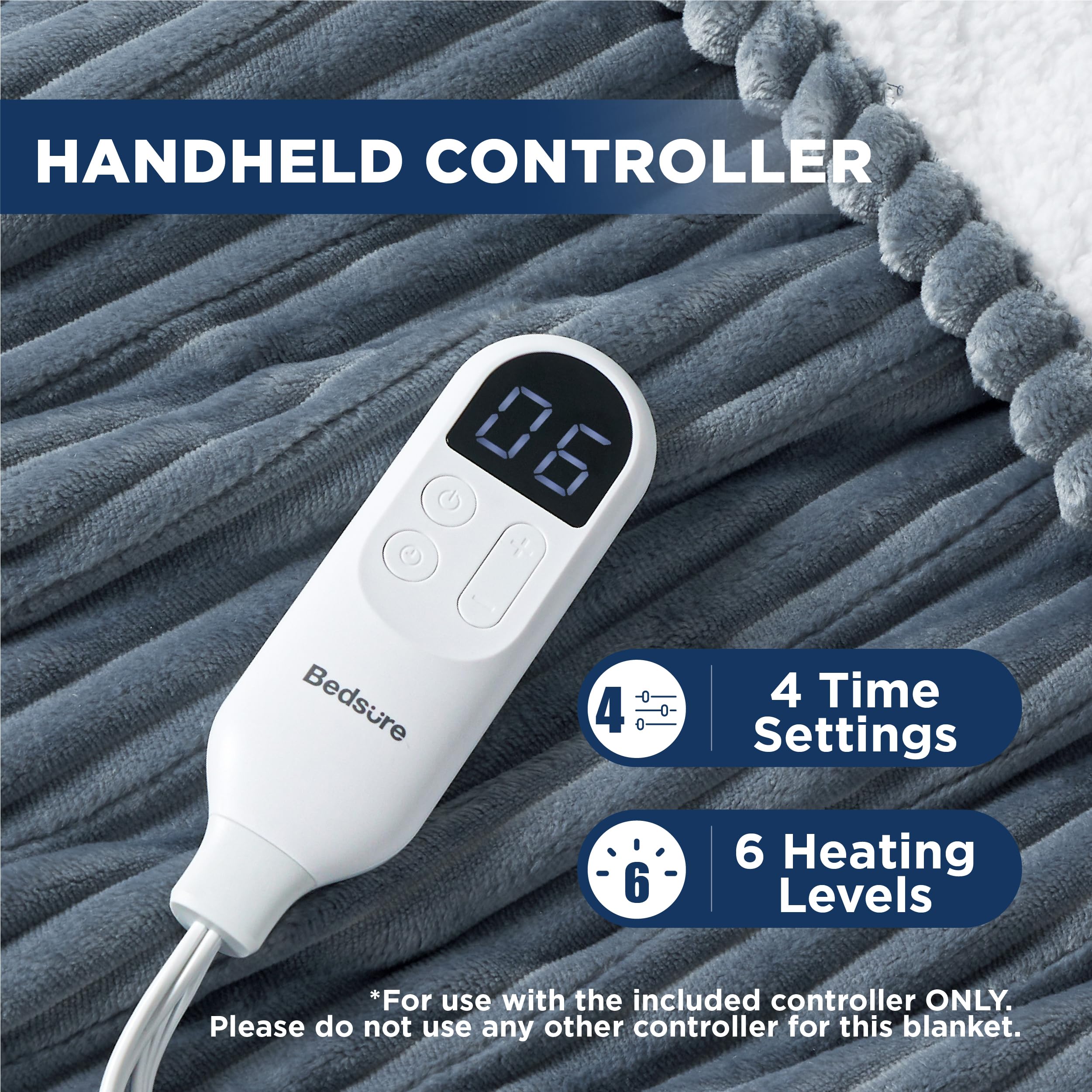 Plaid Flannel Heated Blanket