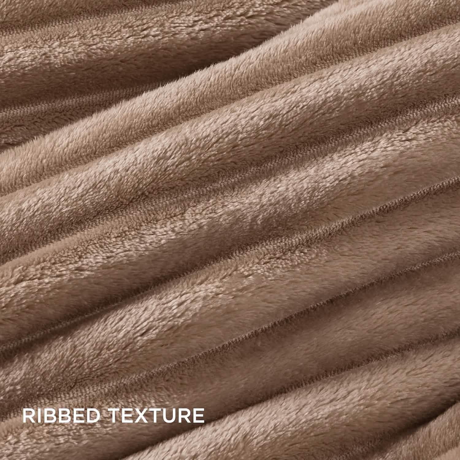 Striped Flannel Comforter Set